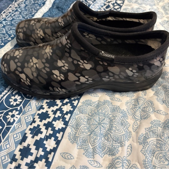 Slogger Paw Print Clogs, sz 10 - Picture 5 of 8